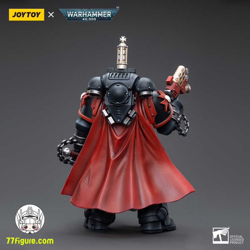 【品切れ】ジョイトイ JoyToy Source 1/18『ウォーハンマー40K』ブラックテンプラー プライマリス ソード ブラザレン グランベルタス 塗装済み可動フィギュア