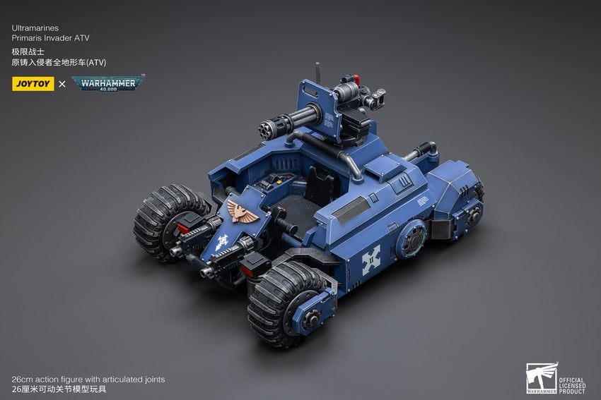 【品切れ】ジョイトイ JoyToy Source 暗源 1/18 ウォーハンマー40K Warhammer40K ウルトラマリン プライマル フォージ インベーダー 全地形万能車ATV 塗装済み可動フィギュア