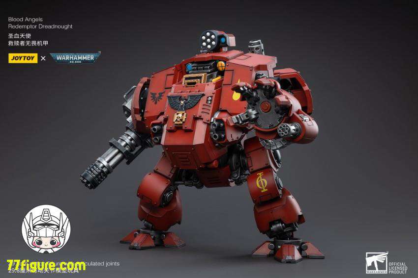 【品切れ】ジョイトイ JoyToy Source 1/18『ウォーハンマー40K』ブラッドエンジェル リデンプター・ドレッドノート 塗装済み可動フィギュア