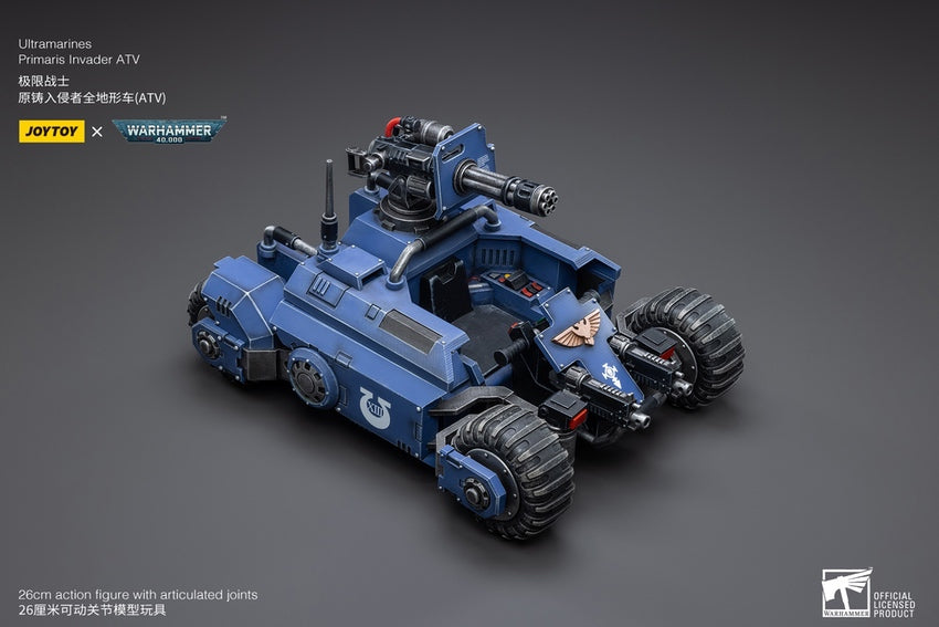 【品切れ】ジョイトイ JoyToy Source 暗源 1/18 ウォーハンマー40K Warhammer40K ウルトラマリン プライマル フォージ インベーダー 全地形万能車ATV 塗装済み可動フィギュア