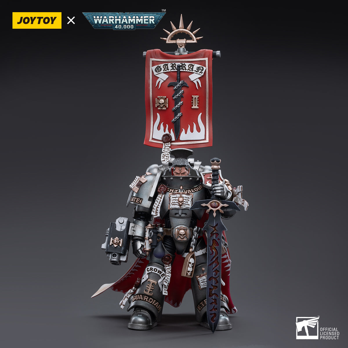 【品切れ】ジョイトイ JoyToy Source 暗源 1/18 ウォーハンマー40K Warhammer40K グレイナイト カステランクロウ 塗装済み可動フィギュア