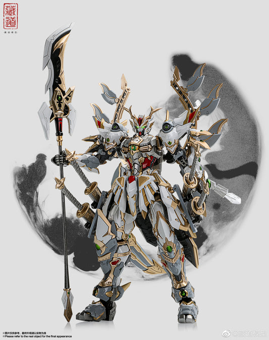 【品切れ】蔵道モデル CangDao Model CD-01W 四聖獣 青龍 白いヴァージョン 塗装済み可動フィギュア