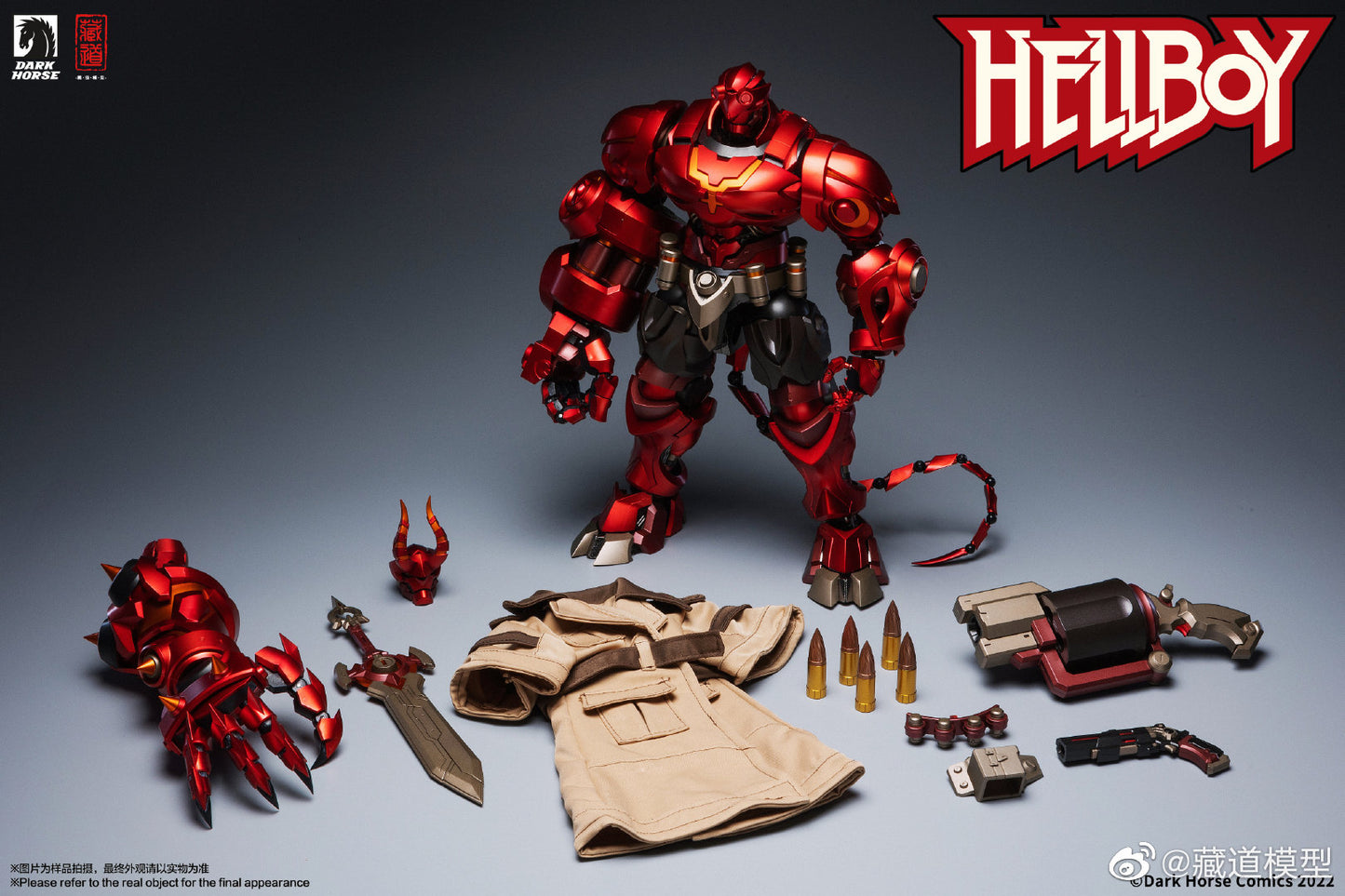 【品切れ】蔵道モデル CangDao Model × ダークホースコミックス Dark Horse Comics ヘルボーイ Hellboy 塗装済み可動フィギュア