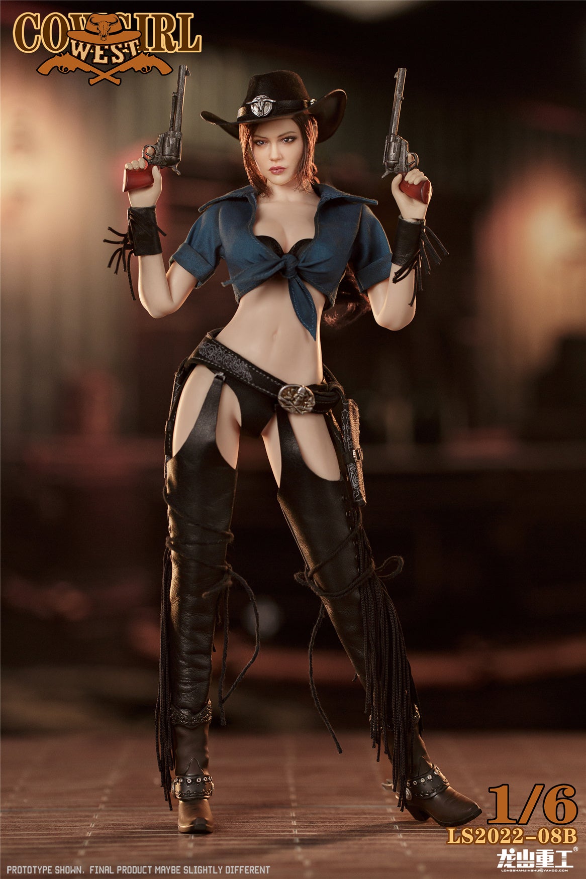 【先行販売】龍山重工 LongSan Heavy Industries 1/6 ウエスト カウガール バウンティ・ハンター ウェスタン 賞金稼ぎ ヴァージョンB 塗装済み可動フィギュア
