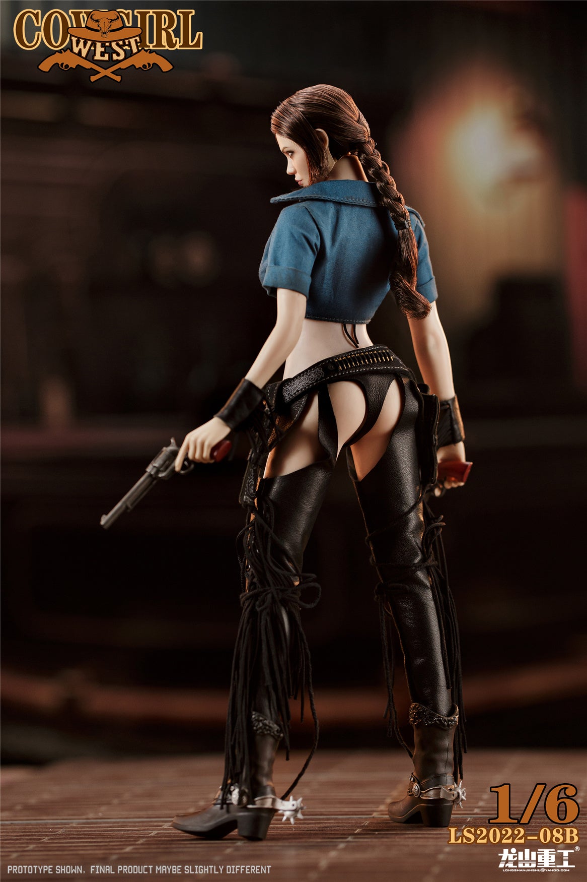 【先行販売】龍山重工 LongSan Heavy Industries 1/6 ウエスト カウガール バウンティ・ハンター ウェスタン 賞金稼ぎ ヴァージョンB 塗装済み可動フィギュア