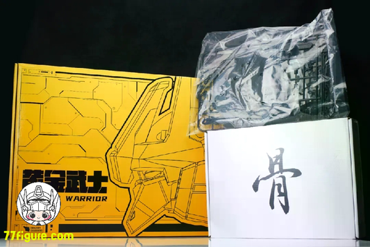 【開封レビュー】神馬模型 1/100 黄金の武士 合金フレーム＋組み立て式プラモデル c/o 模魂志