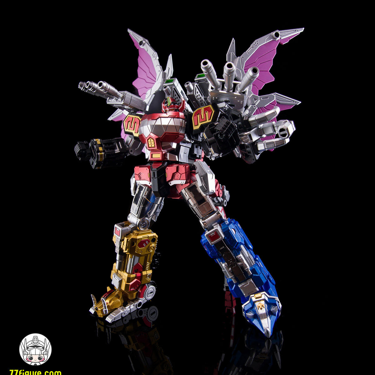 【予約商品】Lucky Cat Micro Cosmos MC-03C マイティ・モーフィン・パワーレンジャー ビーストロード・メガゾード メタリックVer. 塗装済み可動フィギュア
