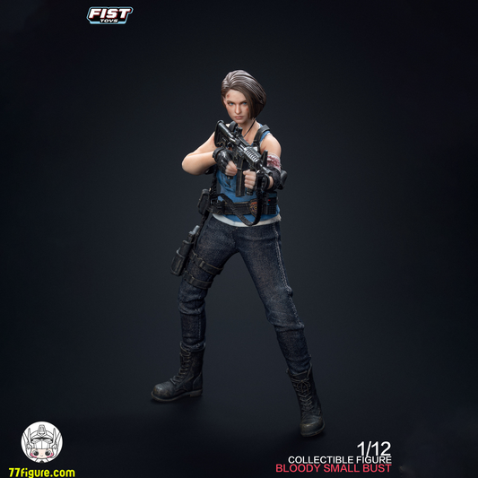 Fist Toys 1/12 FIST-002 ドゥームズデイ・コップ ブラッディVer. スモールバストVer. 塗装済み可動フィギュア