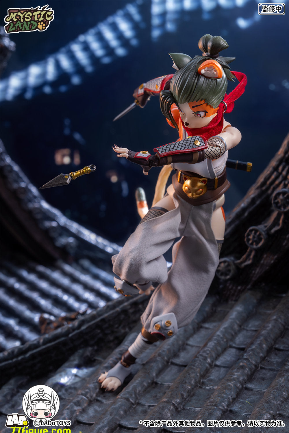 【予約商品】LADoTOYS 1/12 魔法大陸 トニア ティグリス ニンジャ Ver. 塗装済み可動フィギュア