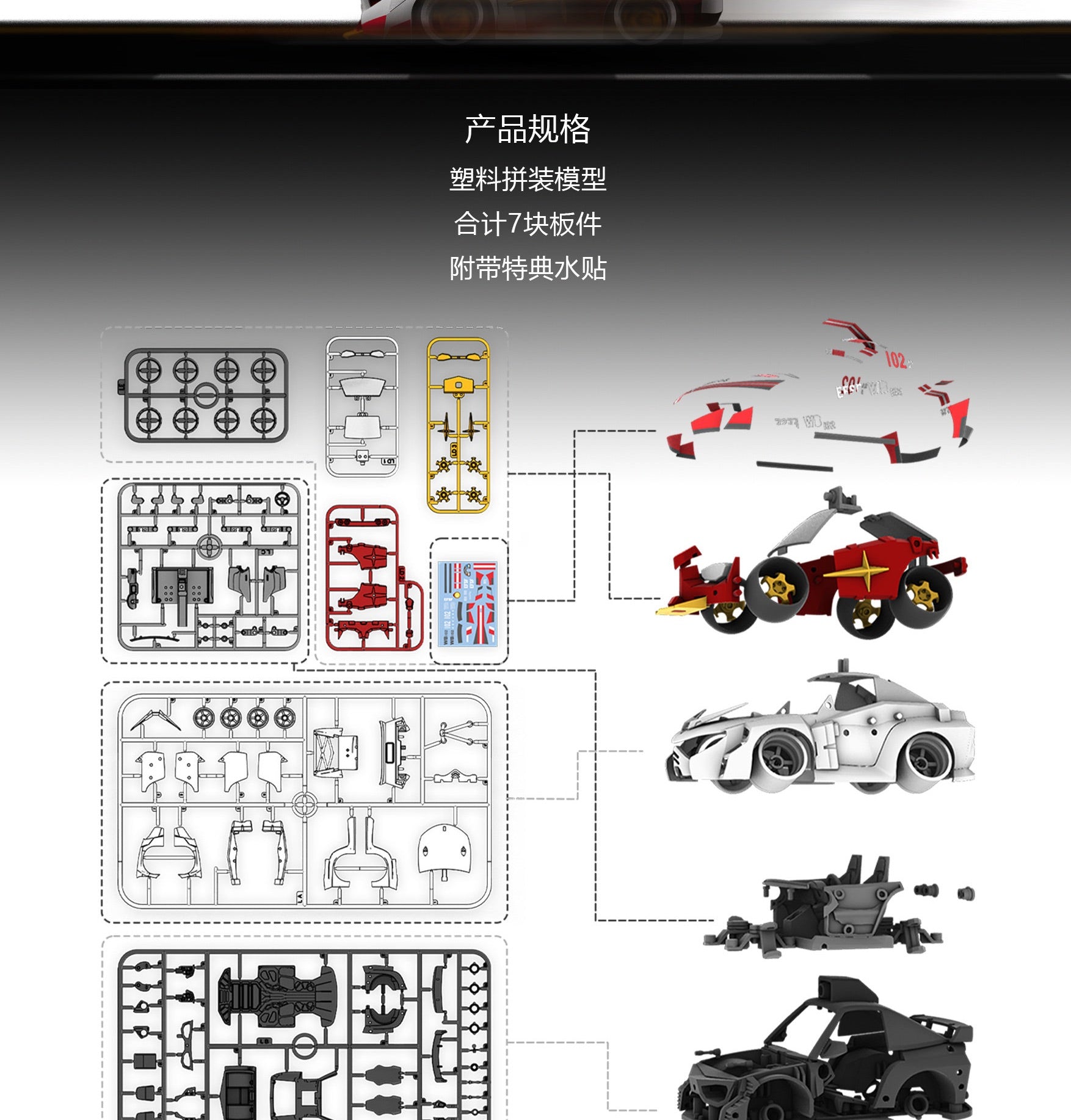 赤模玩 CHIBIMARUCA 丸車 プラモデル