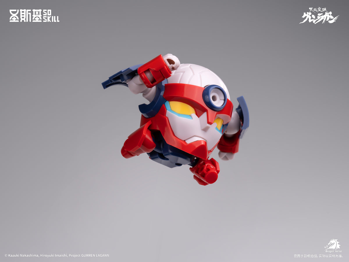 【予約商品】SOSKILL 1/12 SSK-TTGL-01 グレンラガン ちび超可動 プラモデル