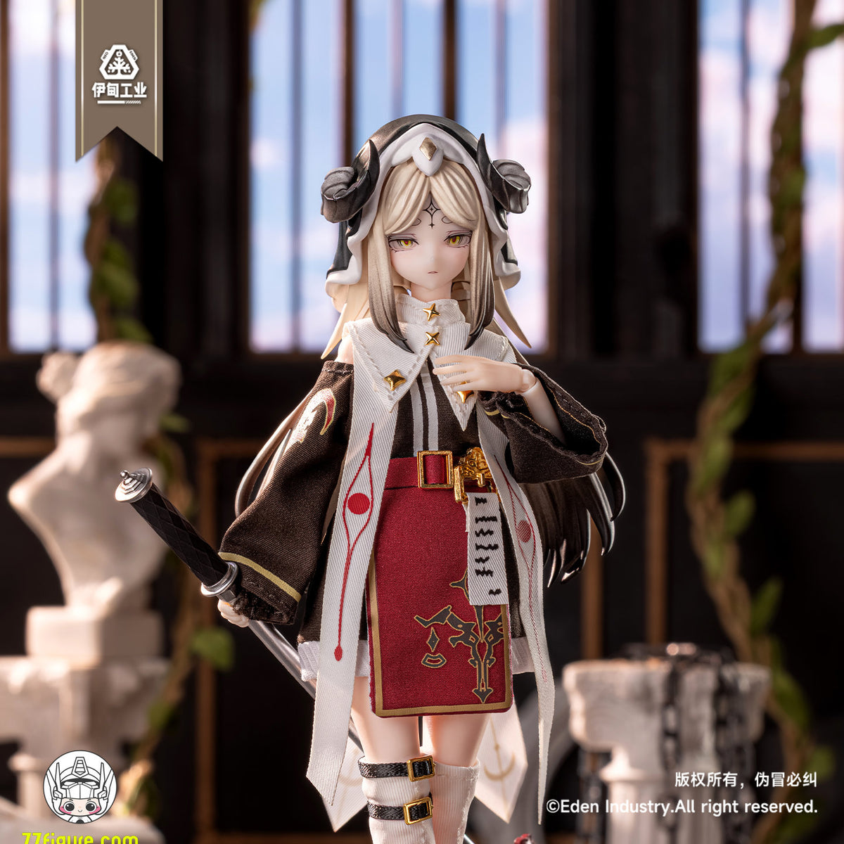 【予約商品】Eden Industry 黒鉄レクイエム2：楽園の黄昏 7体セット 塗装済み可動フィギュア