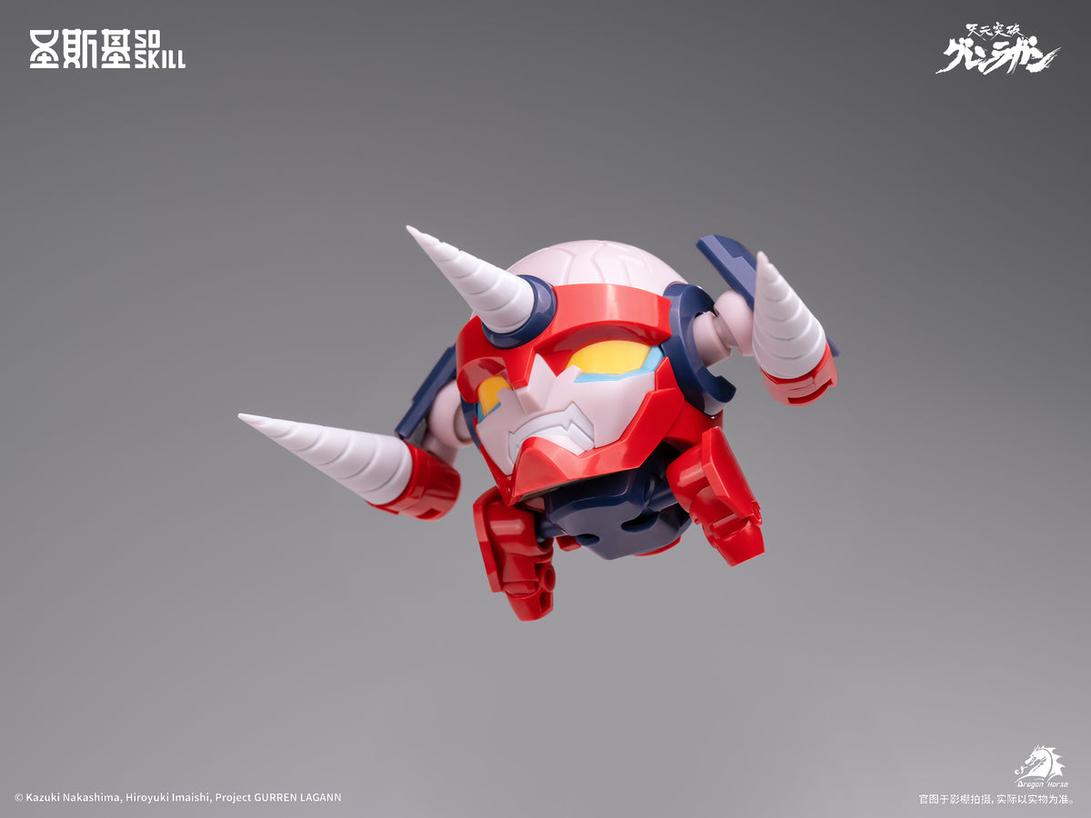 【予約商品】SOSKILL 1/12 SSK-TTGL-01 グレンラガン ちび超可動 プラモデル