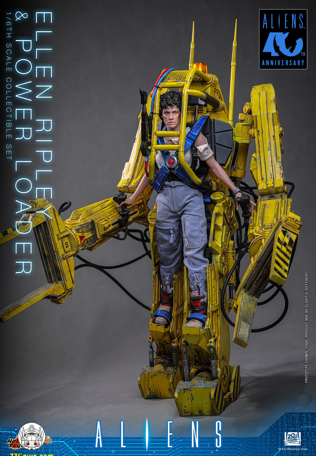 【予約商品】Hot Toys 1/6 MMS923『エイリアン2』エレン・リプリー＆パワーローダー セット 塗装済み可動フィギュア