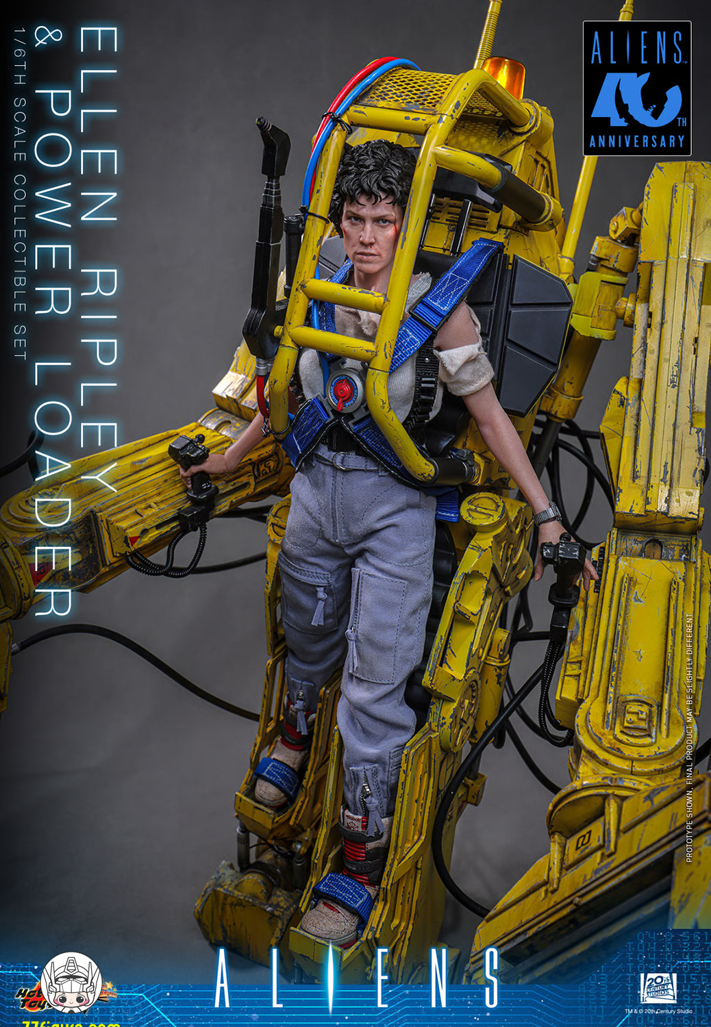 【予約商品】Hot Toys 1/6 MMS923『エイリアン2』エレン・リプリー＆パワーローダー セット 塗装済み可動フィギュア