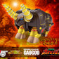 【予約商品】Action Toys 百獣戦隊ガオレンジャー マイティーデフォームド ガオゴッド 塗装済み可動フィギュア