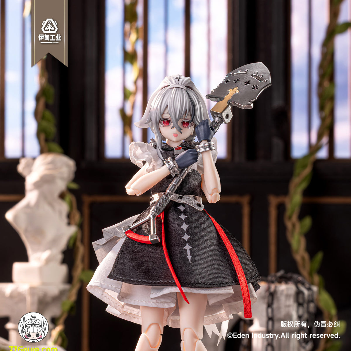 【予約商品】Eden Industry 黒鉄レクイエム2：楽園の黄昏 7体セット 塗装済み可動フィギュア