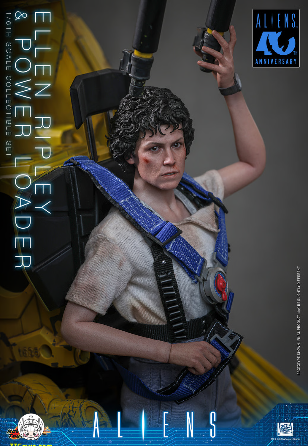 【予約商品】Hot Toys 1/6 MMS923『エイリアン2』エレン・リプリー＆パワーローダー セット 塗装済み可動フィギュア