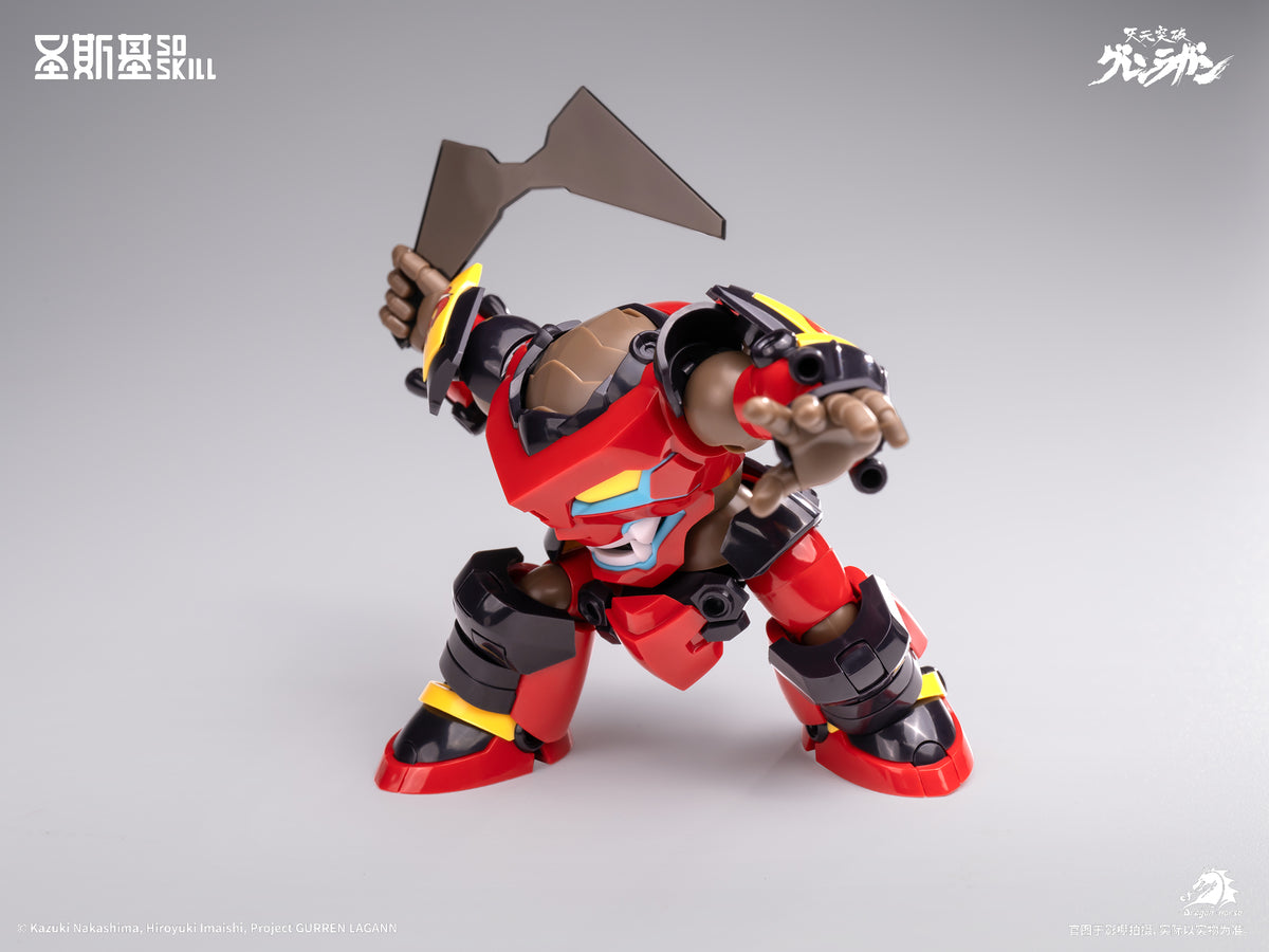 【予約商品】SOSKILL 1/12 SSK-TTGL-01 グレンラガン ちび超可動 プラモデル