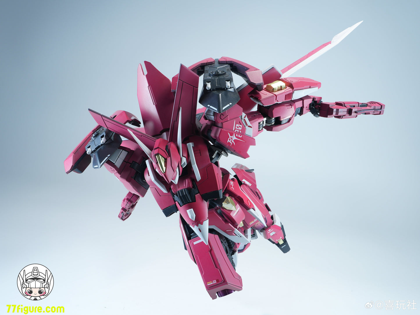 喜玩社 Play Club J-20 ドラゴンソウルファイターシリーズ 蒼威 燼赤鎏金 Ver. プラモデル