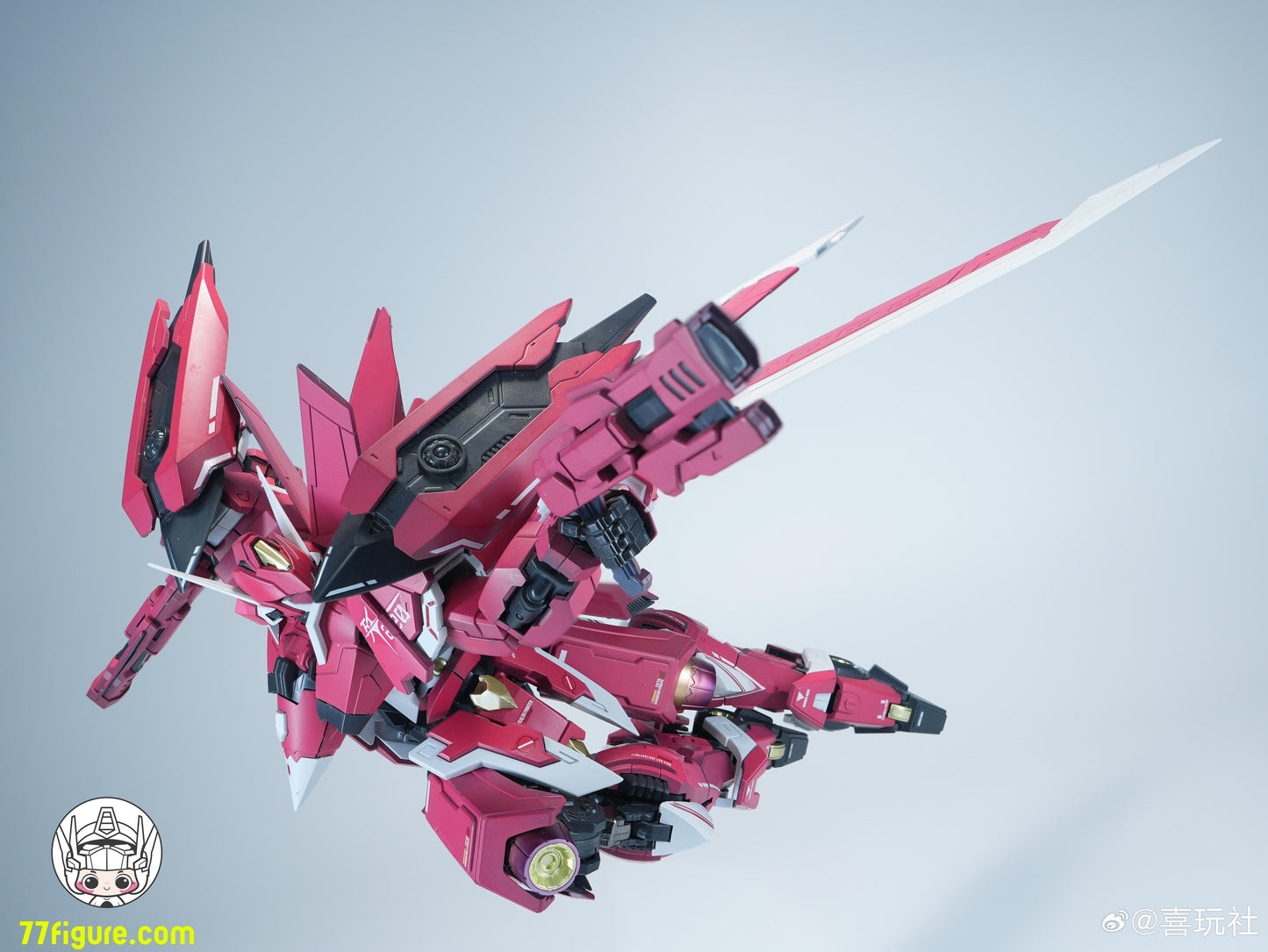 喜玩社 Play Club J-20 ドラゴンソウルファイターシリーズ 蒼威 燼赤鎏金 Ver. プラモデル