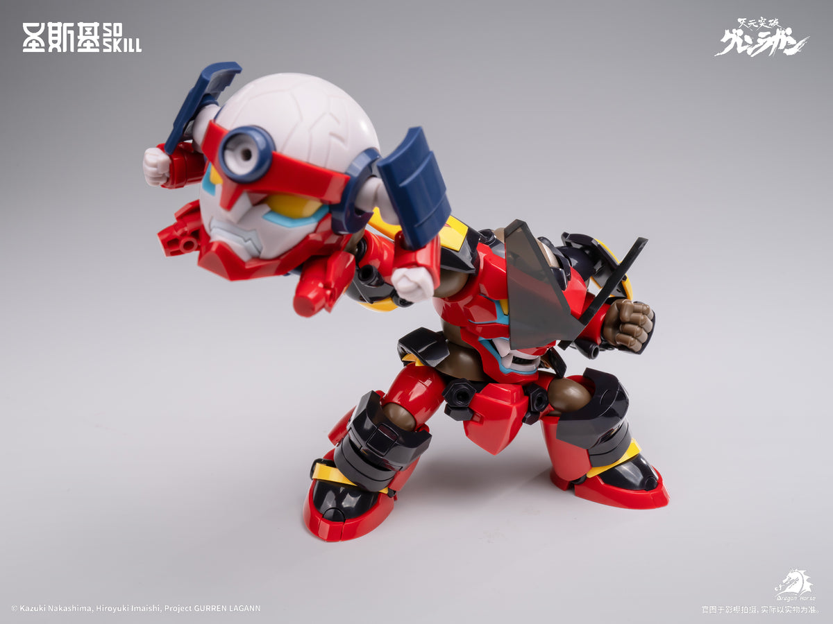 【予約商品】SOSKILL 1/12 SSK-TTGL-01 グレンラガン ちび超可動 プラモデル