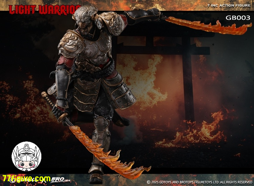 Brotoys 1/12 GB003 光武士 豪華版 塗装済み可動フィギュア Brotoys 1/12 GB003 光武士 豪華版 塗装済み可動フィギュア