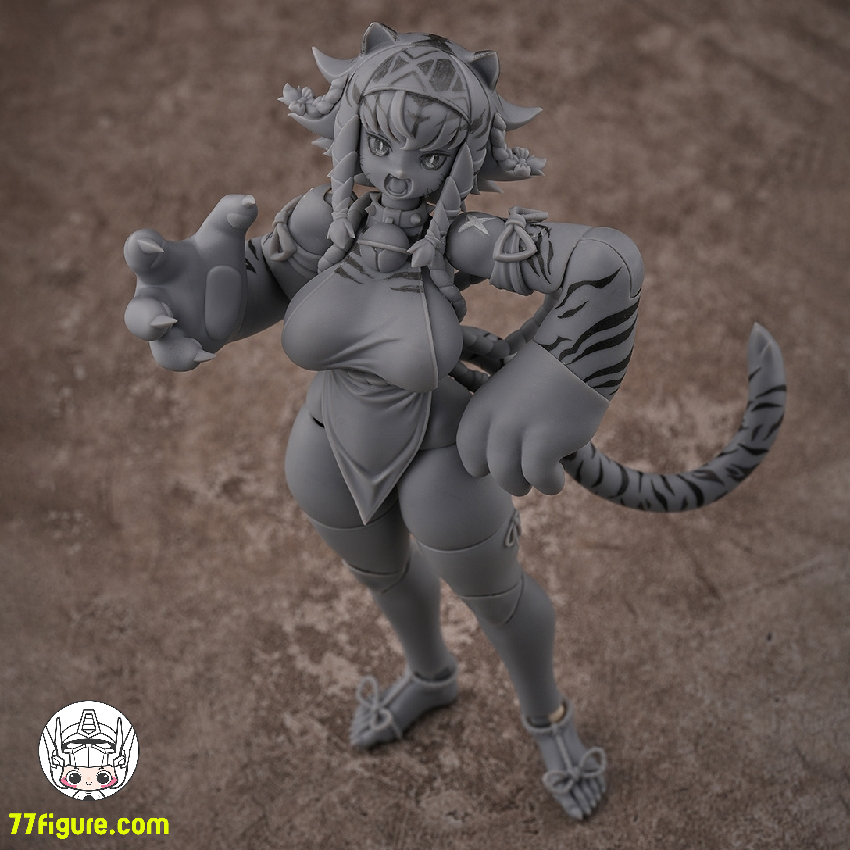 蝸之殻(スネイルシェル) 1/12 RPG-04 タイガーガール ガル 塗装済み 蝸之殻(スネイルシェル) 1/12 RPG-04 タイガーガール ガル 塗装済み