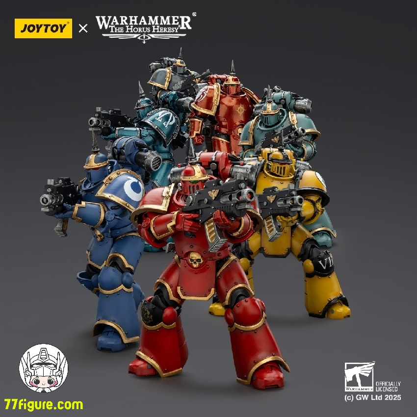 【予約商品】ジョイトイ JoyToy Source 1/18 『ウォーハンマー ホルスの異端』 MK III タクティカル レギオナリー 七体セット塗装済み可動フィギュア