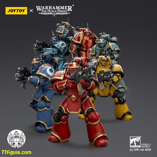 【予約商品】ジョイトイ JoyToy Source 1/18 『ウォーハンマー ホルスの異端』 MK III タクティカル レギオナリー 七体セット塗装済み可動フィギュア