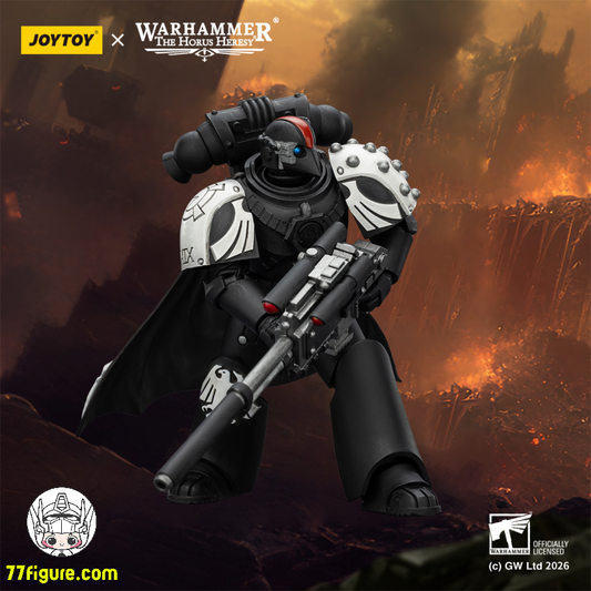 【予約商品】ジョイトイ JoyToy Source 1/18『ウォーハンマー ホルスの異端』レイヴンガード モー デイサン シェード ネメシスボルトライフル付き 塗装済み可動フィギュア