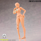【予約商品】K Toys 1/12 KT02B 日系アニメ風 豊満な女性素体 自然肌 塗装済み可動フィギュア