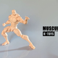 【予約商品】K Toys 1/12 KT01 強く筋肉質 可動男性素体 イエロー バージョン
