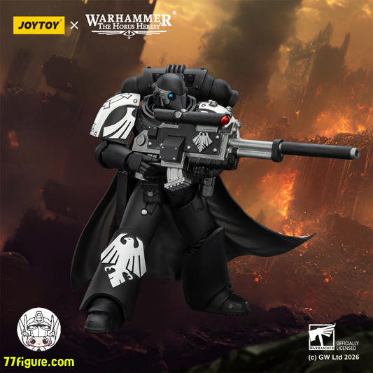【予約商品】ジョイトイ JoyToy Source 1/18『ウォーハンマー ホルスの異端』レイヴンガード モー デイサン ネメシスボルトライフル付き 塗装済み可動フィギュア