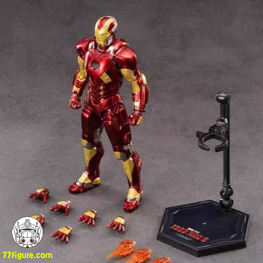 中動玩具 1/10『アイアンマン3』アイアンマン MK11 塗装済み可動フィギュア