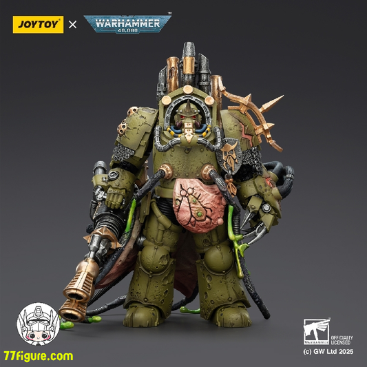 【予約商品】ジョイトイ JoyToy Source 1/18 『ウォーハンマー40K』デスガード ロードのヴィラレンス パワーフィストとツイン プレイグ スピューア付き 塗装済み可動フィギュア