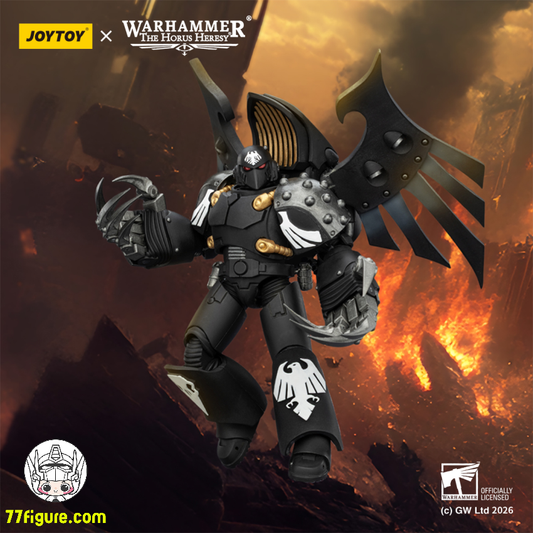 【予約商品】ジョイトイ JoyToy Source 1/18『ウォーハンマー ホルスの異端』レイヴンガード ダークフューリー ライトニングクロー付き 塗装済み可動フィギュア