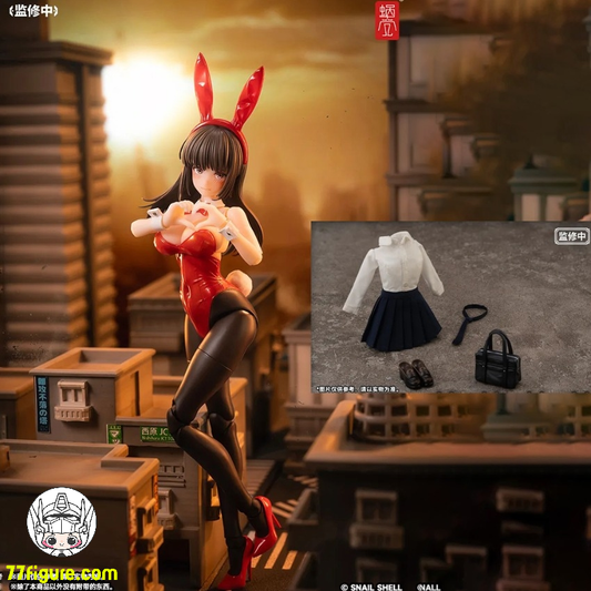 【予約商品】蝸之殻(スネイルシェル)  1/12 空想JKシリーズ JK-01バニーガール レナ & レナ用高校制服ドール服セット 塗装済み可動フィギュア