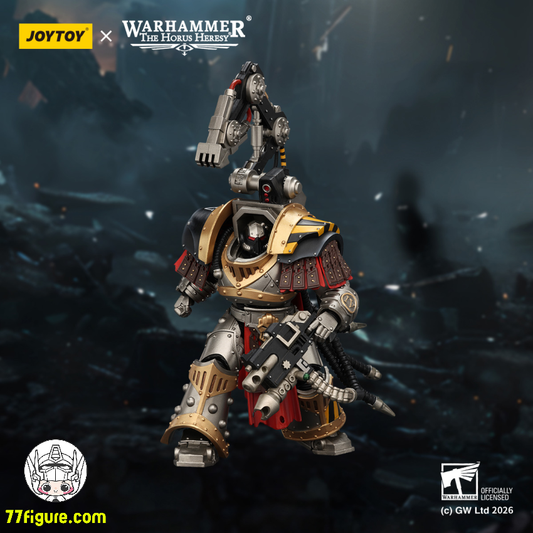 【予約商品】ジョイトイ JoyToy Source 1/18『ウォーハンマー ホルスの異端』アイアン ウォリアーズ ウォースミス グラビトンクラッシャーハンマー付き 塗装済み可動フィギュア