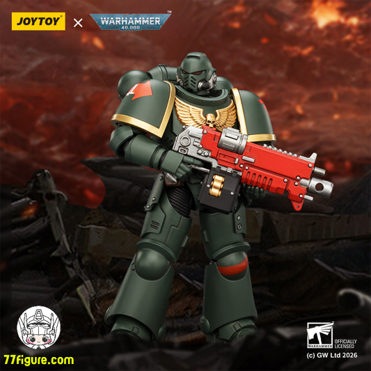 【予約商品】ジョイトイ JoyToy Source 1/18 『ウォーハンマー40K』ダークエンジェル インターセッサー ボルトライフル ボルトピストル チェーンソード付き 塗装済み可動フィギュア