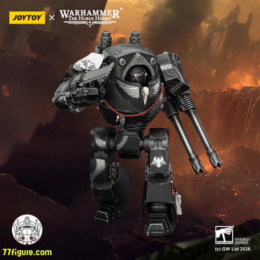 【予約商品】ジョイトイ JoyToy Source 1/18『ウォーハンマー ホルスの異端』レイヴンガード コンテンプター ドレッドノート グラヴィス オートキャノンとチェーンフィスト付き 塗装済み可動フィギュア