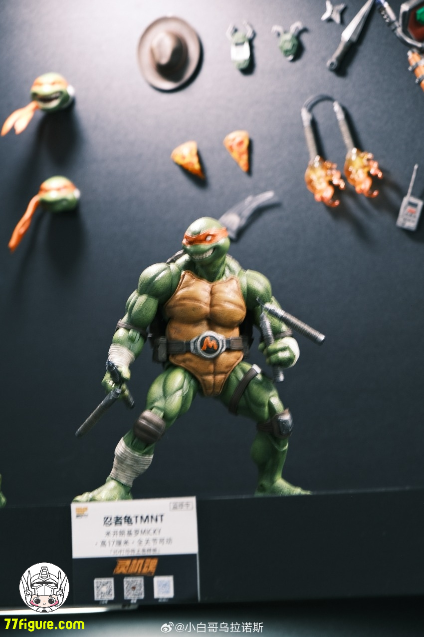 【先行販売】霊機魂 ティーンエイジ  ミュータント ニンジャ タートルズ 『TMNT 』ミケランジェロ 塗装済み可動フィギュア