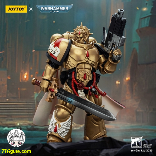 【予約商品】ジョイトイ JoyToy Source 1/18 『ウォーハンマー40K』ブラッド エンジェル キャプテン ヘビー ボルト ピストルとパワーソード付き 塗装済み可動フィギュア