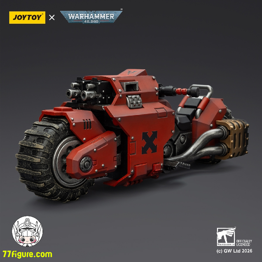 【予約商品】ジョイトイ JoyToy Source 1/18 『ウォーハンマー40K』ブラッドエンジェルス レイダーパターン コンバットバイク ツインリンクド・ボルトライフル付き