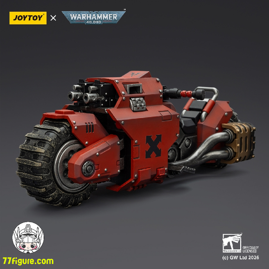 【予約商品】ジョイトイ JoyToy Source 1/18 『ウォーハンマー40K』ブラッドエンジェルス レイダーパターン コンバットバイク ツインリンクド・ボルトライフル付き