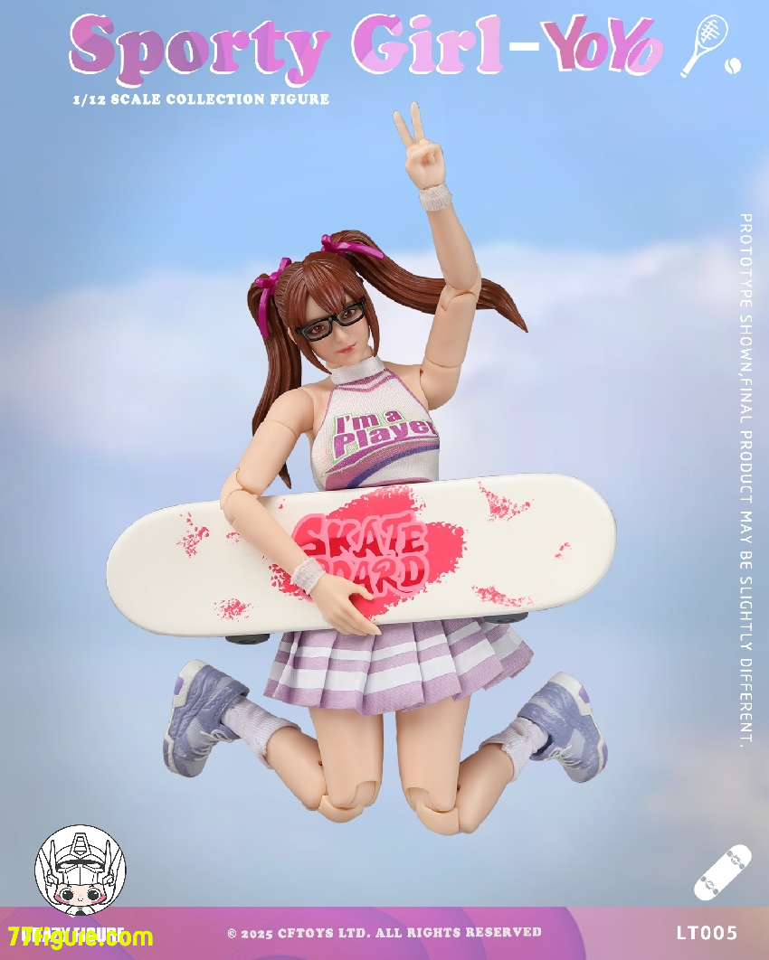 Crazy Figure 1/12 LT005 スポーティガール ヨーヨー 塗装済み