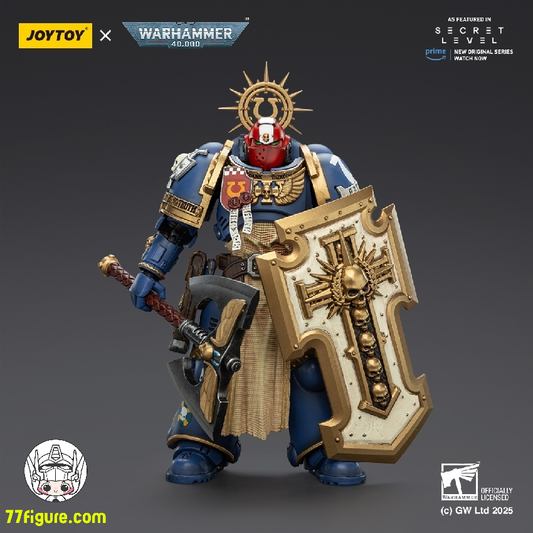 【予約商品】ジョイトイ JoyToy Source 1/18 『ウォーハンマー40K』ウルトラマリーンズ メタウルス パワーアックス ストームシールド プラズマピストル付き 塗装済み可動フィギュア