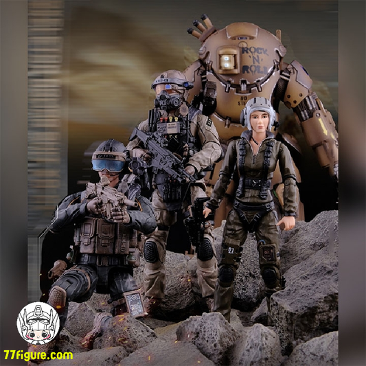 【品切れ】Soldier Story 1/18 SSE001 EXOエクソスケルトンアーマースーツ XO-01 パイロット&兵士付き 塗装済み可動フィギュア