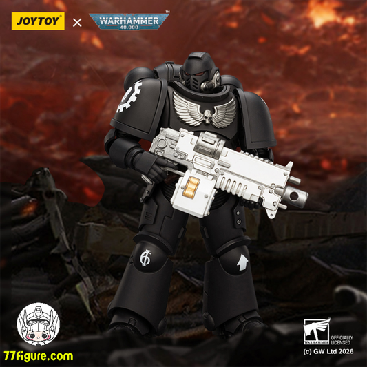 【予約商品】ジョイトイ JoyToy Source 1/18 『ウォーハンマー40K』アイアンハンズ インターセッサー ボルトライフル ボルトピストル チェーンソード付き 塗装済み可動フィギュア