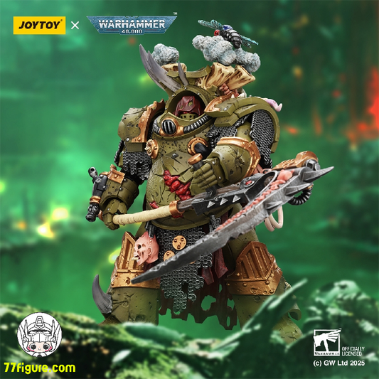 【予約商品】ジョイトイ JoyToy Source 1/18 『ウォーハンマー40K』デスガード デスシュラウド・ターミネーター1 マンリーパーとプレイグスパーター・ガントレット付き 塗装済み可動フィギュア